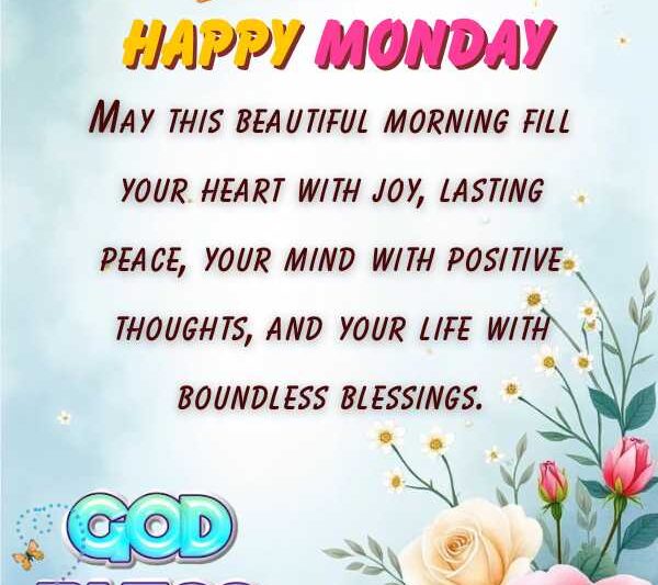 Good Morning Monday Blessings