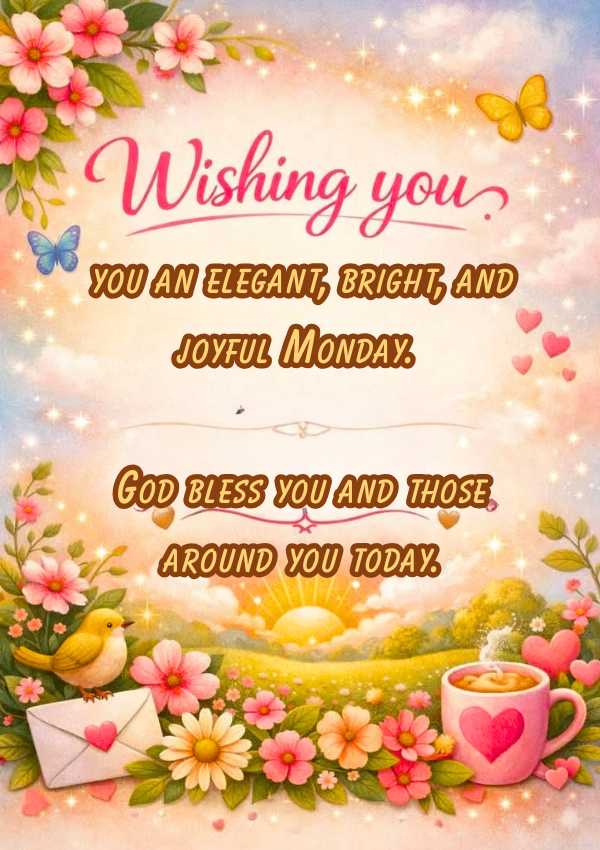 Beautiful Monday Wishes