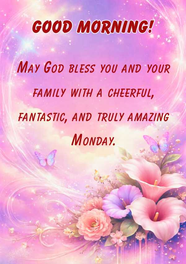 Best Monday Greetings​ for Family and Friends