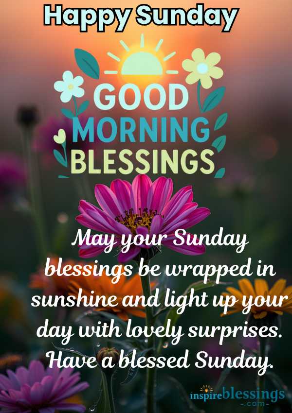 Sunday Morning Blessings