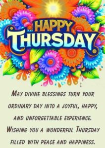 Happy Thursday Blessings
