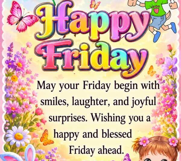 Happy and blessed Friday Blessings
