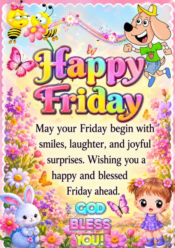 Happy and blessed Friday Blessings