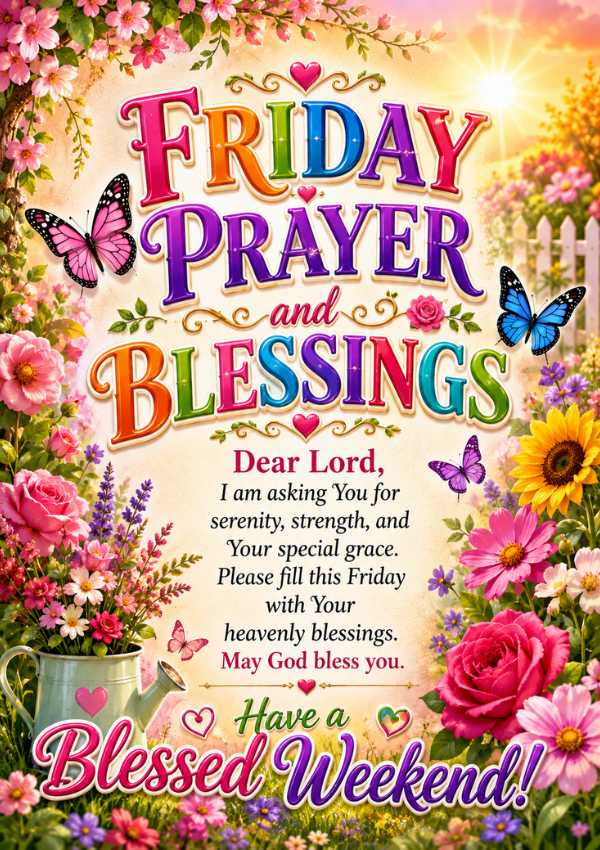Friday Blessings and Prayers