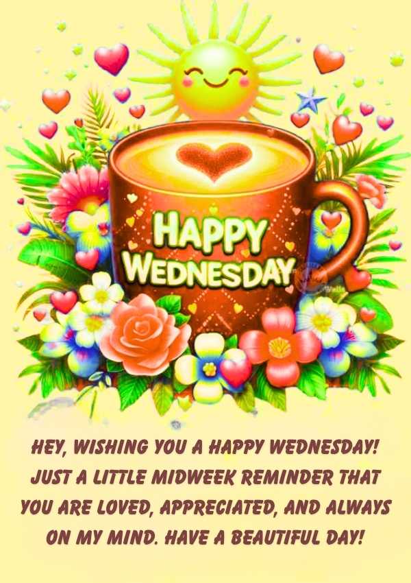 Cute Wednesday Greetings and Messages