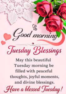 Beautiful Tuesday Morning Blessings