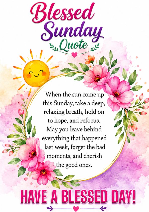 Sunday morning Quotes and blessings