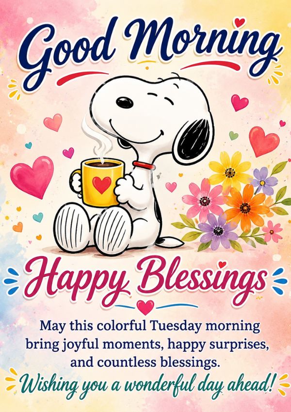 Happy Tuesday Morning Blessings