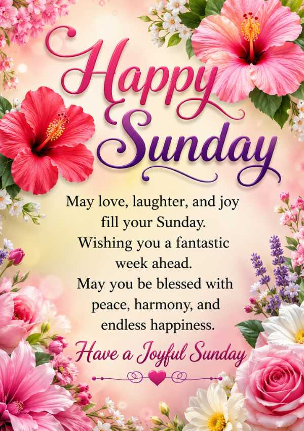 Happy Sunday Blessings