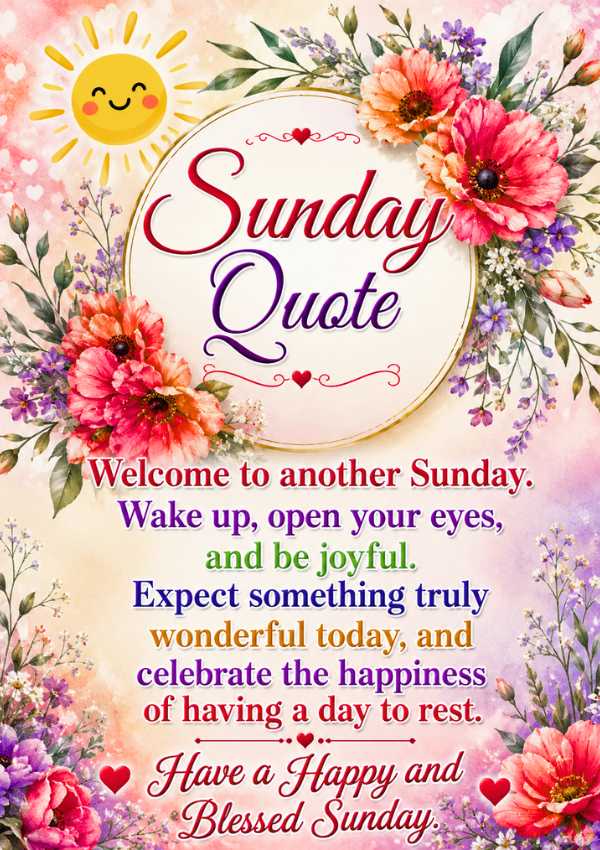 Sunday blessings Quotes