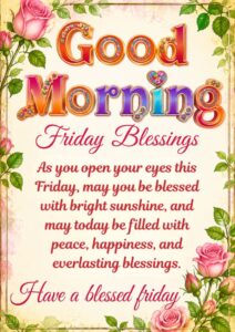 Best Friday Morning Blessings
