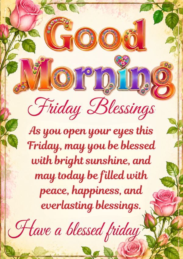 Best Friday Morning Blessings