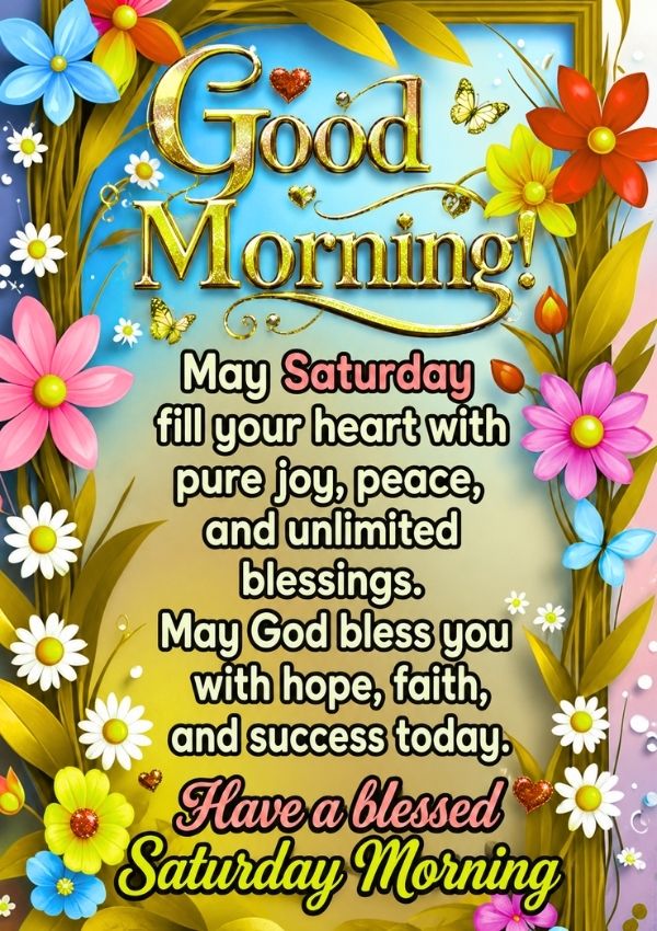 saturday morning blessings with images​