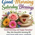 Beautiful Good Morning Saturday Blessings