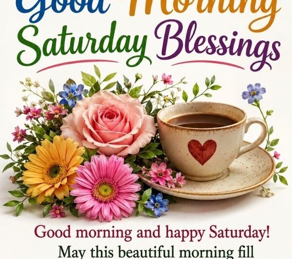 Beautiful Good Morning Saturday Blessings