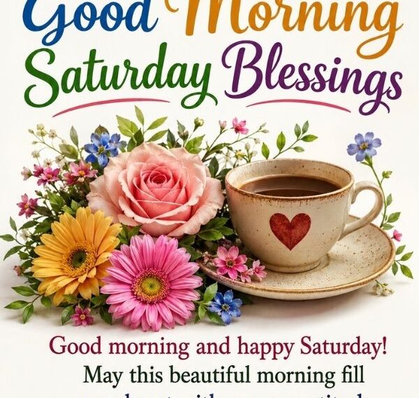 Beautiful Good Morning Saturday Blessings