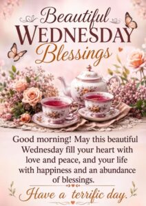 Beautiful Good Morning Wednesday Blessings