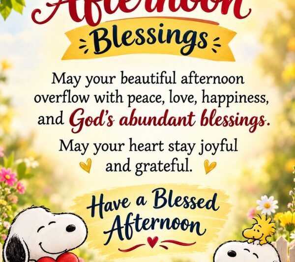 Beautiful Good Afternoon Blessings