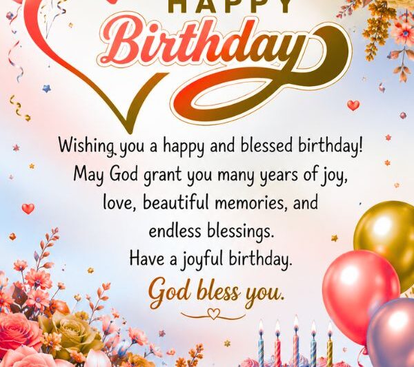 Happy and Blessed Birthday Blessings