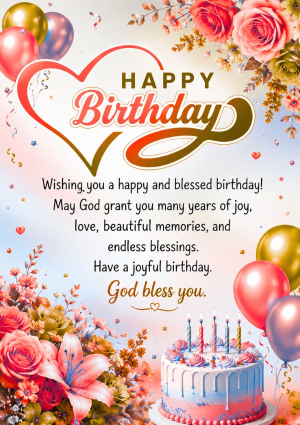 Happy and Blessed Birthday Blessings