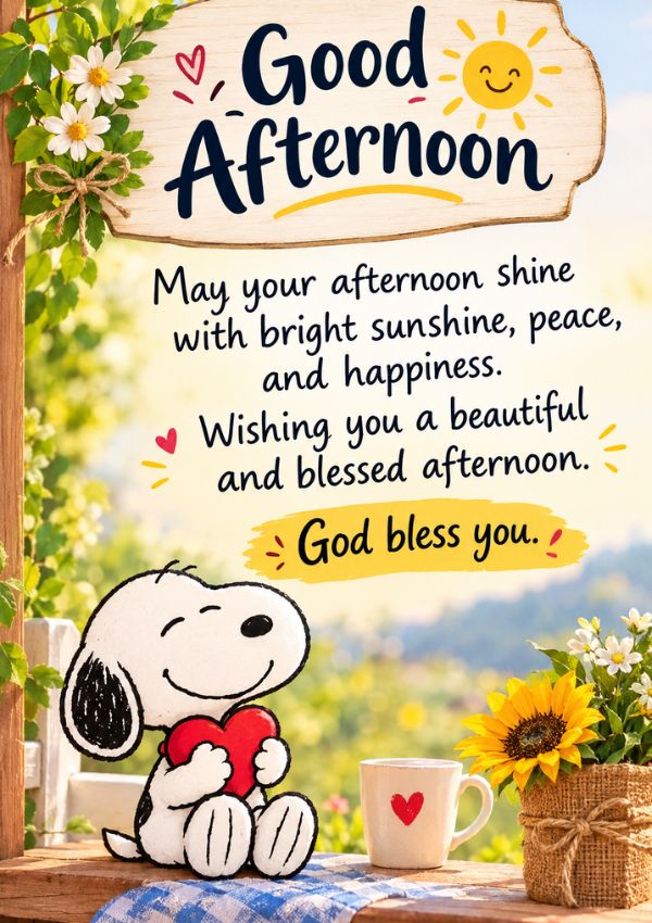 Best Afternoon Wishes With Beautiful Pictures
