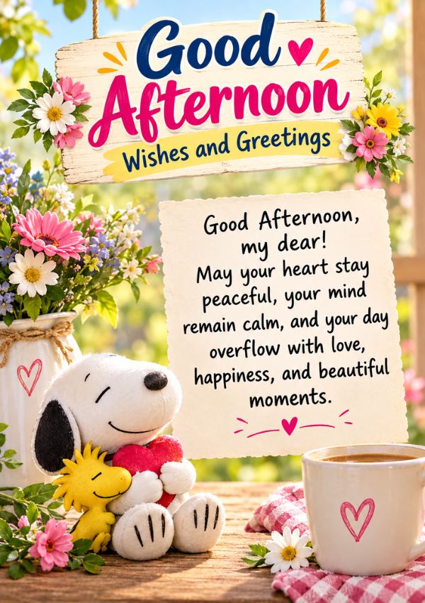 Best Afternoon Greetings for Friends