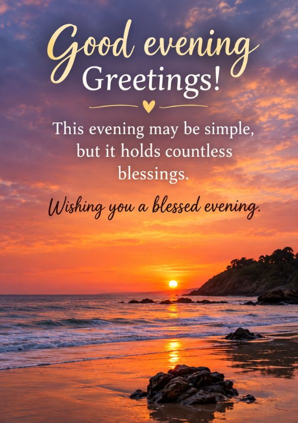 Sweet Good Evening Greetings